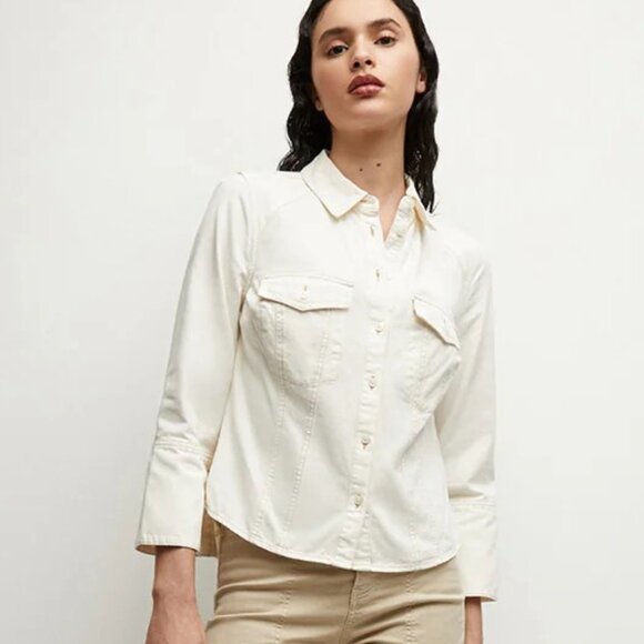 Veronica Beard Tivi Denim Shirt - Picture 1 of 7